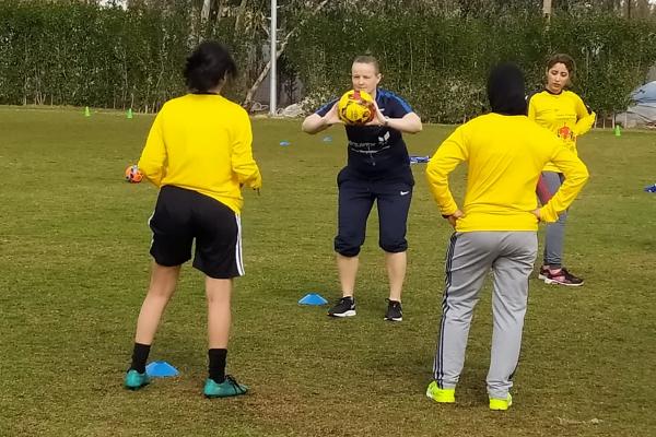 بالصور ..فعاليات كورس الاتحاد النرويجي لمدربات كرة القدم بمصر